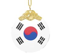 GaxfjRu Flag Of Republic Of Korea Xmas Home Decorations Ornaments, Hanging Christmas Tree Gift Pendant For Holiday Cheer