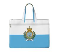 GaxfjRu Flag of San Marino print Tote Bag Canvas Laptop Bag for Women Casual Work Bags for Travel, Office, College