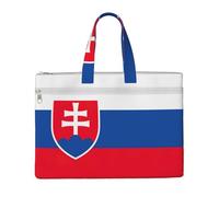 GaxfjRu Flag of Slovakia print Tote Bag Canvas Laptop Bag for Women Casual Work Bags for Travel, Office, College
