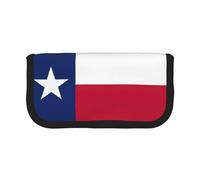 GaxfjRu Flag of Texas Cute Dot Canvas Pencil Pouch Organized Storage for Picnics & Daily Use Makeup Pouch, Pencil Holder