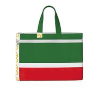 GaxfjRu Flag of the Chechen Republic print Tote Bag Canvas Laptop Bag for Women Casual Work Bags for Travel, Office, College