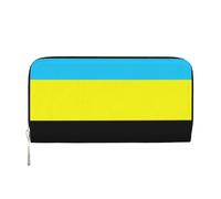 GaxfjRu Flag of The Sultanate of Burongan Print Small Leather Wallet for Women, Ladies Credit Card Holder Women's Pocket Purse