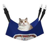GaxfjRu Flag Of Virginia Adjustable Cat Bed Hammock Perch For Window, Cozy Velvet Pet Sleeper And Lounge For Kittens