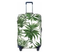 GaxfjRu Flowering Herbs and Herbaceous Plants Print Suitcase Cover Protector Travel Luggage Cover Suitcase Washable Baggage Covers Anti-Scratch