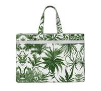 GaxfjRu Flowering Herbs and Herbaceous Plants print Tote Bag Canvas Laptop Bag for Women Casual Work Bags for Travel, Office, College