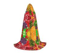 GaxfjRu Fresh Fruits Pineapple Halloween witch costume for,Renaissance costume,robe cloak cosplay costume