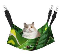 GaxfjRu Frog Leaves Adjustable Cat Bed Hammock Perch For Window, Cozy Velvet Pet Sleeper And Lounge For Kittens