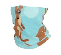 GaxfjRu Funny for Kangaroo Zoo print Cooling Multi Use Neck Gaiter Men's and Women's Summer Face Mask for Working, Running Sports