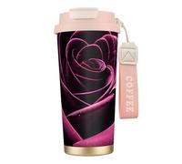 GaxfjRu Gothic Rose 20 Oz with Lid, Vacuum Insulated Stainless Steel Coffee Mug, Tumbler for Hot and Cold Drinks