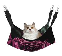 GaxfjRu Gothic Rose Adjustable Cat Bed Hammock Perch For Window, Cozy Velvet Pet Sleeper And Lounge For Kittens