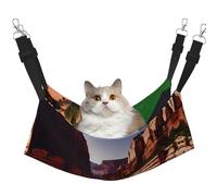 GaxfjRu Grand Canyon Adjustable Cat Bed Hammock Perch For Window, Cozy Velvet Pet Sleeper And Lounge For Kittens