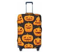 GaxfjRu Halloween Pumpkin Patterns Print Suitcase Cover Protector Travel Luggage Cover Suitcase Washable Baggage Covers Anti-Scratch