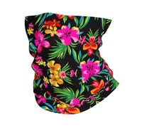 GaxfjRu Hawaiian Flower print Cooling Multi Use Neck Gaiter Men's and Women's Summer Face Mask for Working, Running Sports