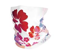 GaxfjRu Hawaiian flower print print Cooling Multi Use Neck Gaiter Men's and Women's Summer Face Mask for Working, Running Sports