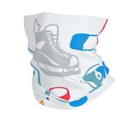 GaxfjRu Hockey Elements Creative Patterned print Cooling Multi Use Neck Gaiter Men's and Women's Summer Face Mask for Working, Running Sports