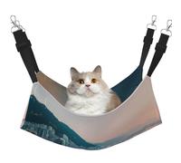 GaxfjRu Hong Kong Adjustable Cat Bed Hammock Perch For Window, Cozy Velvet Pet Sleeper And Lounge For Kittens