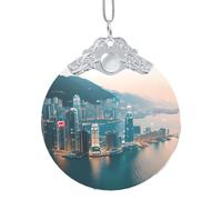 GaxfjRu Hong Kong Xmas Home Decorations Ornaments, Hanging Christmas Tree Gift Pendant For Holiday Cheer