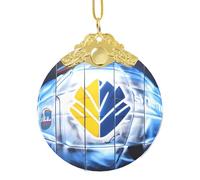 GaxfjRu Ice Hockey Art Pattern Xmas Home Decorations Ornaments, Hanging Christmas Tree Gift Pendant For Holiday Cheer