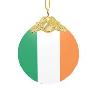GaxfjRu Irish Flag Xmas Home Decorations Ornaments, Hanging Christmas Tree Gift Pendant For Holiday Cheer