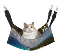 GaxfjRu Island Of Cuba Adjustable Cat Bed Hammock Perch For Window, Cozy Velvet Pet Sleeper And Lounge For Kittens
