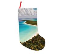 GaxfjRu Island of Cuba Santa Xmas Stocking Fireplace Hanging Stockings for Family Holiday Christmas Decorations