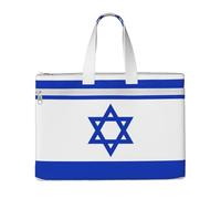 GaxfjRu Israeli flag print Tote Bag Canvas Laptop Bag for Women Casual Work Bags for Travel, Office, College