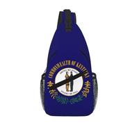 GaxfjRu Kentucky State Flag print Crossbody Bag for Women Men Sling Bag for Travel Hiking Crossbody Sling Backpack