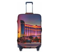 GaxfjRu Las Vegas Sunset 1 Printed Suitcase Skin, Durable Baggage Wrap, High Elasticity Travel Sleeve, for Suitcase Safety