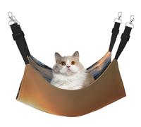 GaxfjRu Last Sun Rays Of Over The Sea Waves Adjustable Cat Bed Hammock Perch For Window, Cozy Velvet Pet Sleeper And Lounge For Kittens