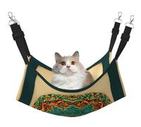 GaxfjRu Mandala Adjustable Cat Bed Hammock Perch For Window, Cozy Velvet Pet Sleeper And Lounge For Kittens