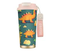 GaxfjRu Many Small Dinosaur 20 Oz with Lid, Vacuum Insulated Stainless Steel Coffee Mug, Tumbler for Hot and Cold Drinks