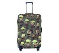 GaxfjRu Many Zombies Print Suitcase Cover Protector Travel Luggage Cover Suitcase Washable Baggage Covers Anti-Scratch