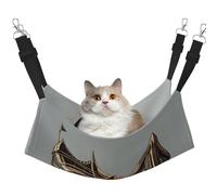 GaxfjRu Old Viking Boats Adjustable Cat Bed Hammock Perch For Window, Cozy Velvet Pet Sleeper And Lounge For Kittens
