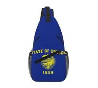 GaxfjRu Oregon State Flag print Crossbody Bag for Women Men Sling Bag for Travel Hiking Crossbody Sling Backpack