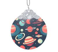 GaxfjRu Outer Space Planets Xmas Home Decorations Ornaments, Hanging Christmas Tree Gift Pendant For Holiday Cheer