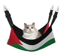 GaxfjRu Palestine Flag1 Adjustable Cat Bed Hammock Perch For Window, Cozy Velvet Pet Sleeper And Lounge For Kittens