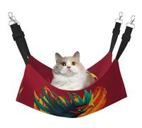 GaxfjRu Phoenix Adjustable Cat Bed Hammock Perch For Window, Cozy Velvet Pet Sleeper And Lounge For Kittens