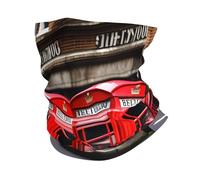 GaxfjRu Phone Booth London Street print Cooling Multi Use Neck Gaiter Men's and Women's Summer Face Mask for Working, Running Sports