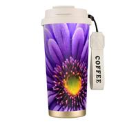 GaxfjRu Purple Lavender Flower 20 Oz with Lid, Vacuum Insulated Stainless Steel Coffee Mug, Tumbler for Hot and Cold Drinks