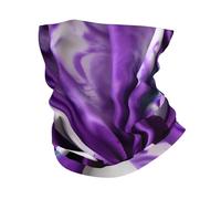 GaxfjRu Purple Tie Dye Flower print Cooling Multi Use Neck Gaiter Men's and Women's Summer Face Mask for Working, Running Sports