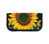 GaxfjRu Rainbow Sunflower Cute Dot Canvas Pencil Pouch Organized Storage for Picnics & Daily Use Makeup Pouch, Pencil Holder