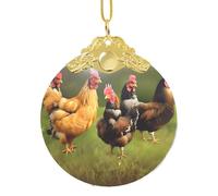 GaxfjRu Rooster Xmas Home Decorations Ornaments, Hanging Christmas Tree Gift Pendant For Holiday Cheer