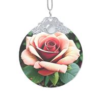 GaxfjRu Rustic Rose Flowers Xmas Home Decorations Ornaments, Hanging Christmas Tree Gift Pendant For Holiday Cheer