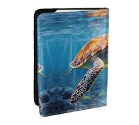 GaxfjRu Sea Turtles Print Passport Holder Family, Women Passport Wallet, Travel Essentials Passport Holders Bag for Men