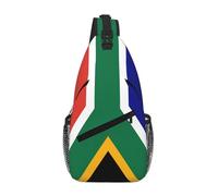 GaxfjRu South African flag print Crossbody Bag for Women Men Sling Bag for Travel Hiking Crossbody Sling Backpack