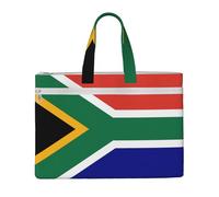 GaxfjRu South African flag print Tote Bag Canvas Laptop Bag for Women Casual Work Bags for Travel, Office, College