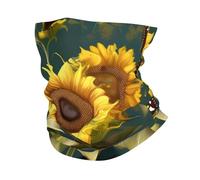 GaxfjRu Sunflower Floral Butterflies print Cooling Multi Use Neck Gaiter Men's and Women's Summer Face Mask for Working, Running Sports