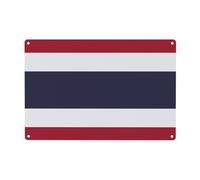 GaxfjRu Thailand Flag Metal Sign,Vintage Wall Decor For Office,Business,Yard & Front Door,8x12 Inch Kitchen Signs