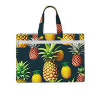 GaxfjRu Tropical Fruits Pineapple print Tote Bag Canvas Laptop Bag for Women Casual Work Bags for Travel, Office, College