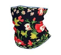 GaxfjRu Ukrainian Embroidery Style Rose print Cooling Multi Use Neck Gaiter Men's and Women's Summer Face Mask for Working, Running Sports